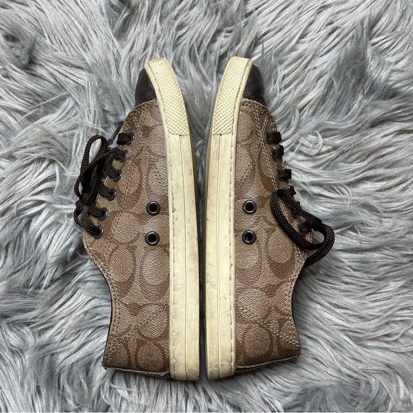 Coach Parkway Sneakers in Monogram Print - Picture 2 of 9